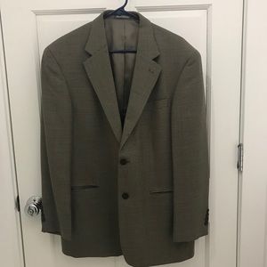 Oscar de la Renta Houndstooth Sport Coat Sz 42R